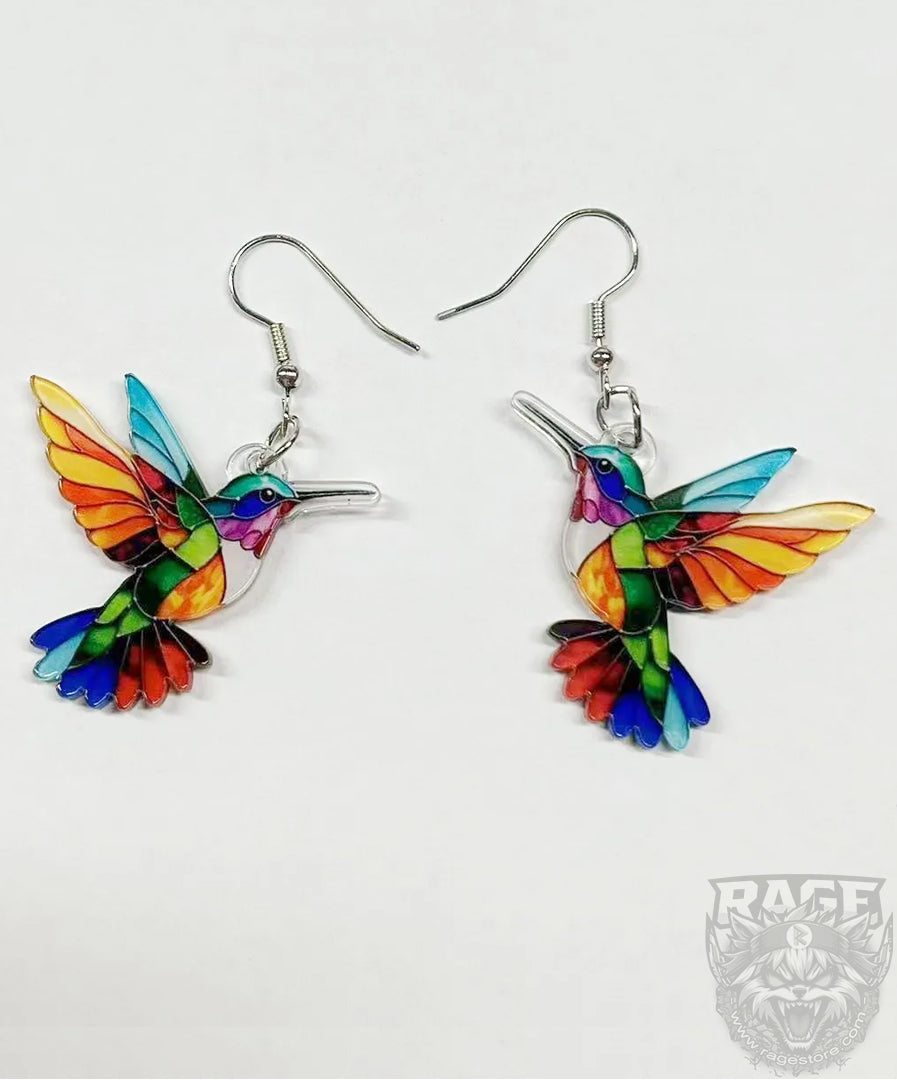 2x Aretes de Colibrí