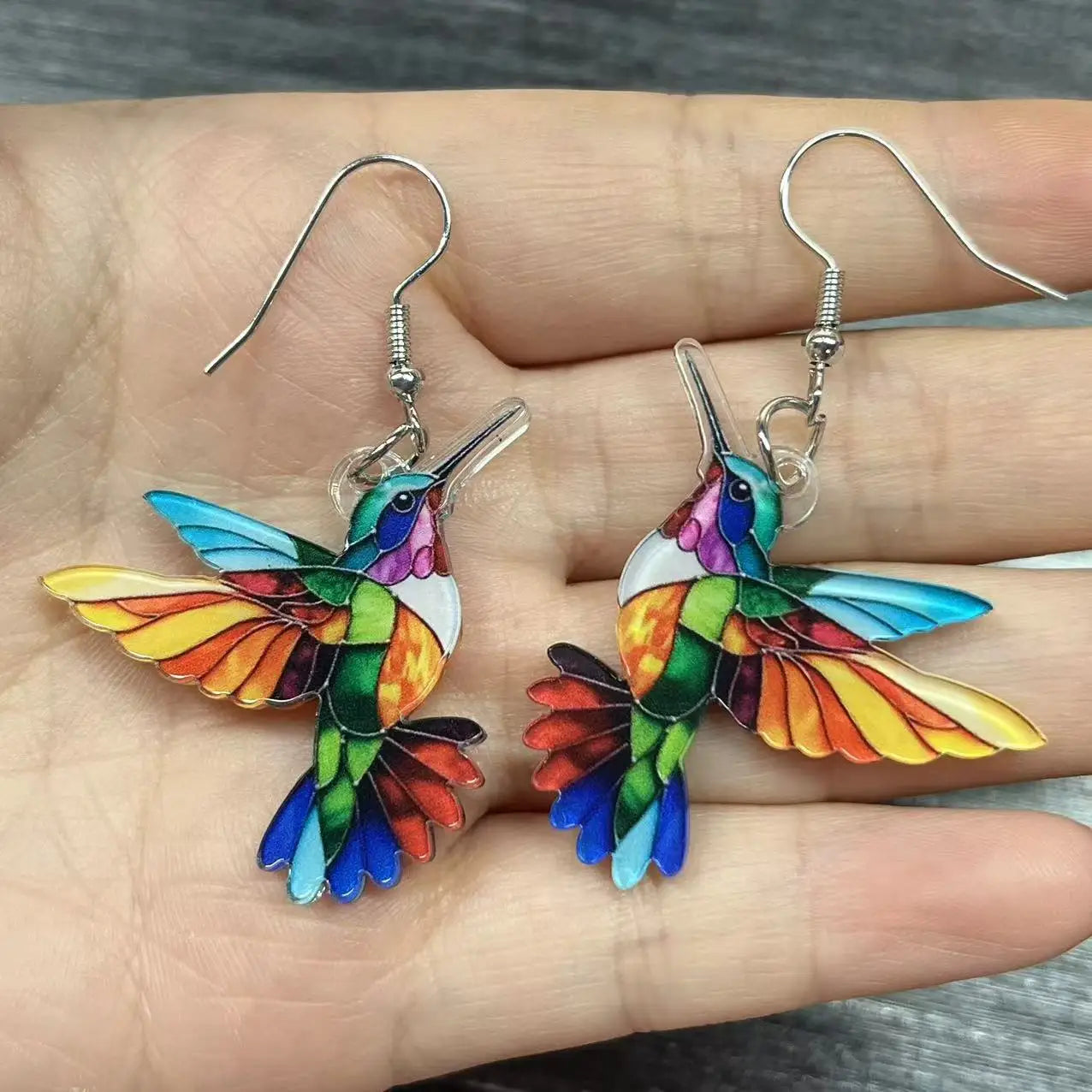 2x Aretes de Colibrí