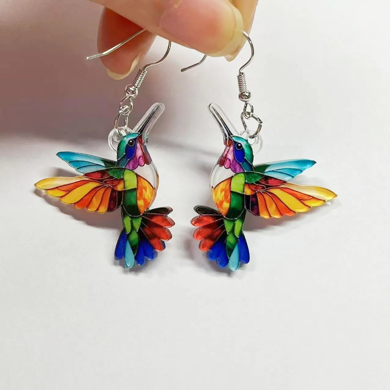 2x Aretes de Colibrí