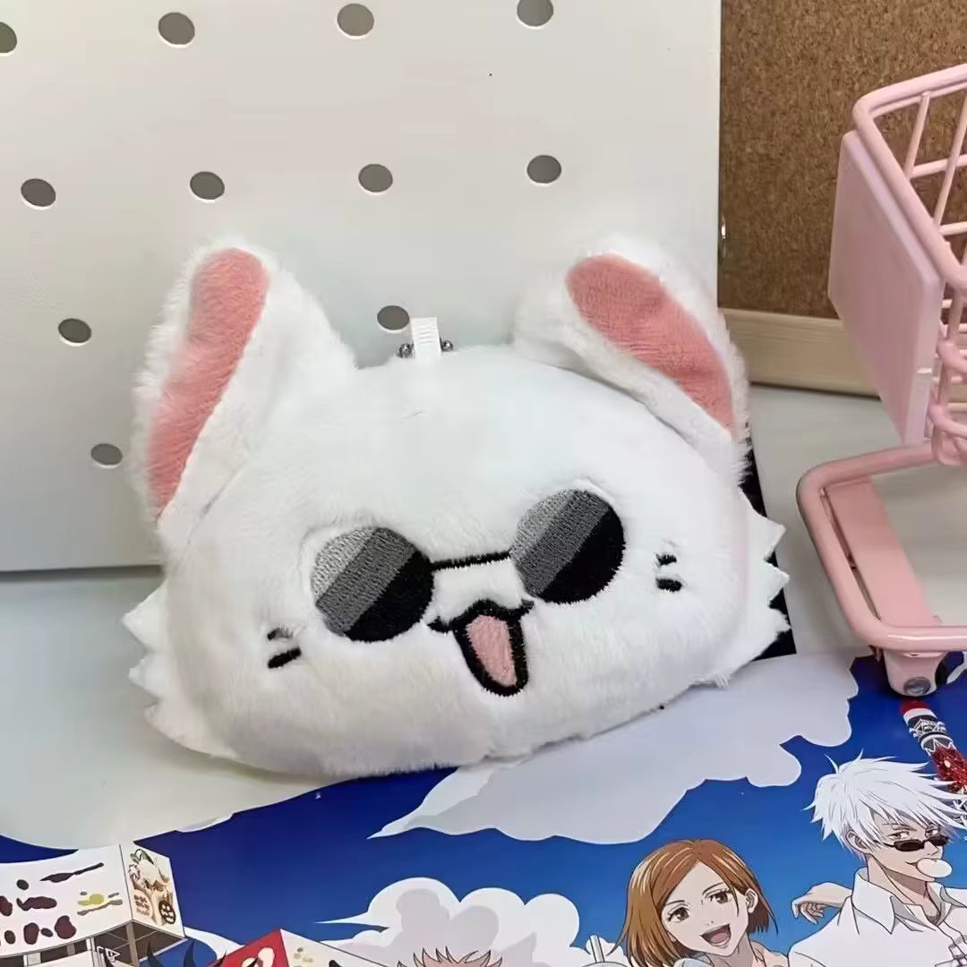 1x Llavero peluche de Gatito Gojo o Sukuna v2 - Jujutsu Kaisen Bag Charm