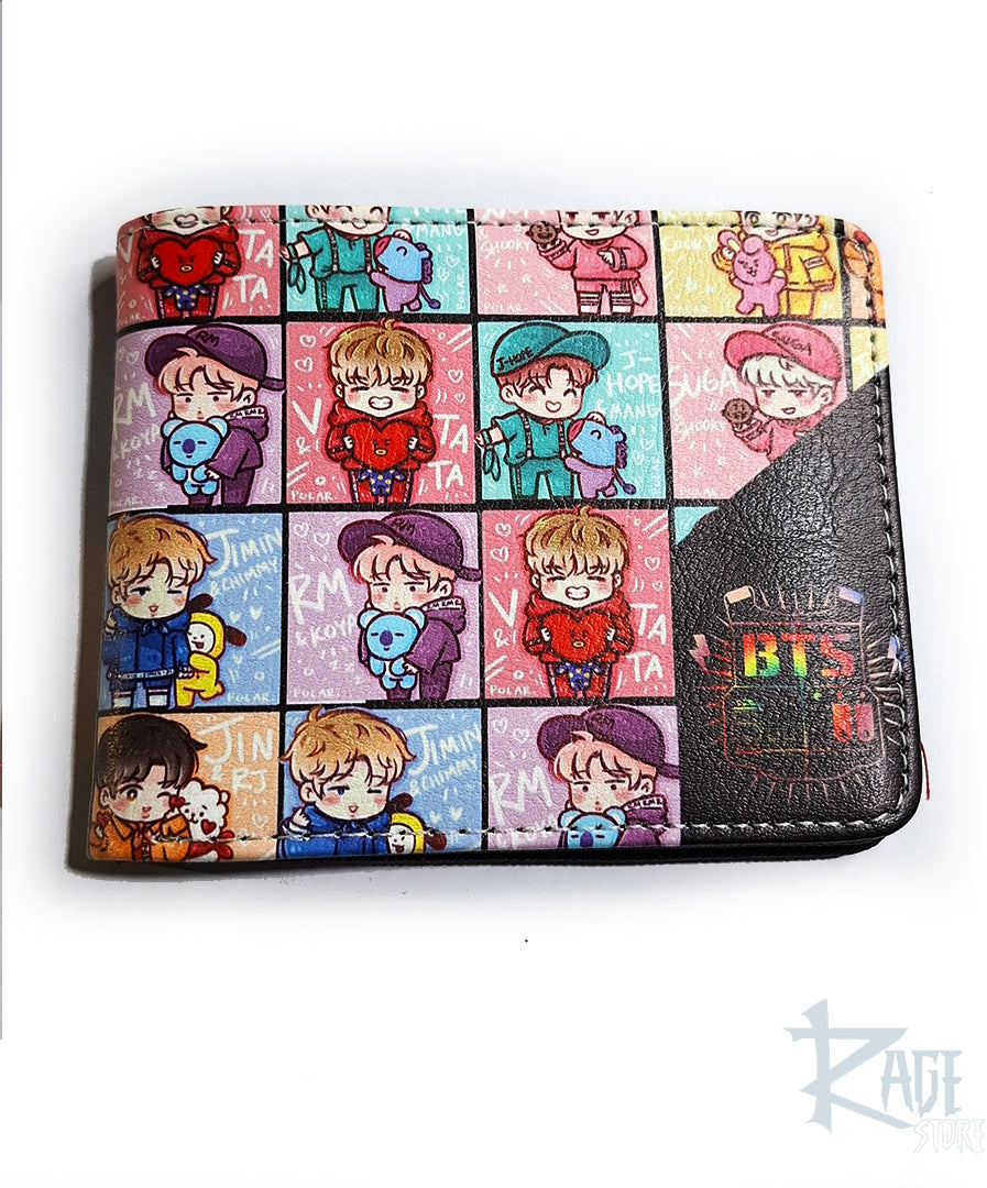 Billetera BTS chibi