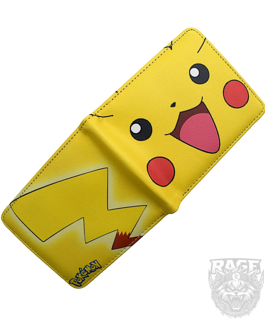 Billetera Pikachu cara y cola - Pokemon