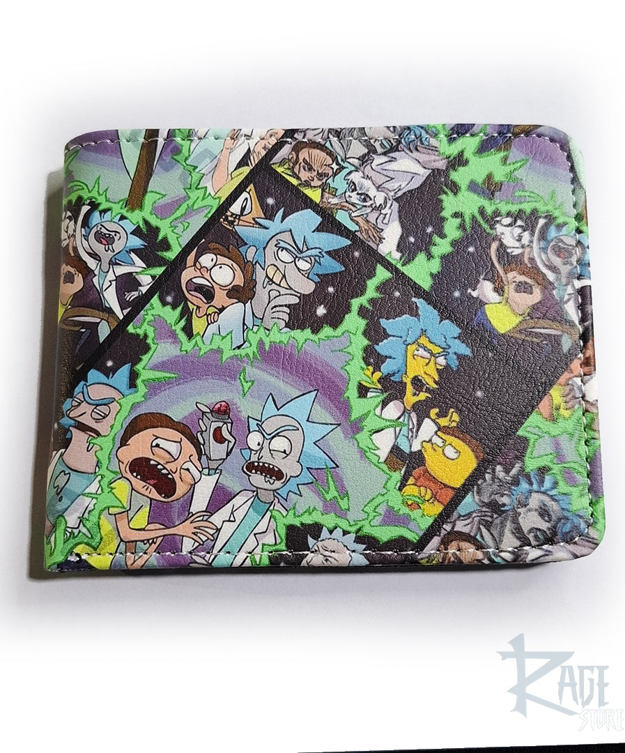 Billetera Viaje Interdimensional - Rick y Morty