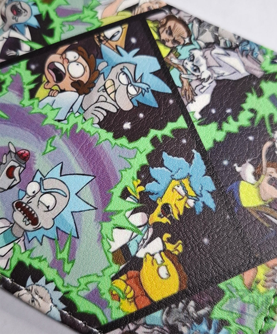 Billetera Viaje Interdimensional - Rick y Morty