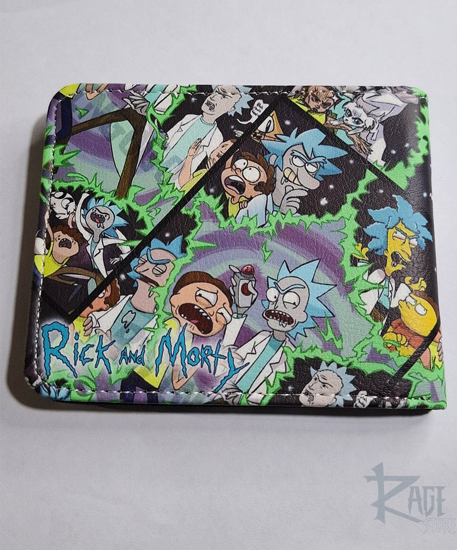 Billetera Viaje Interdimensional - Rick y Morty