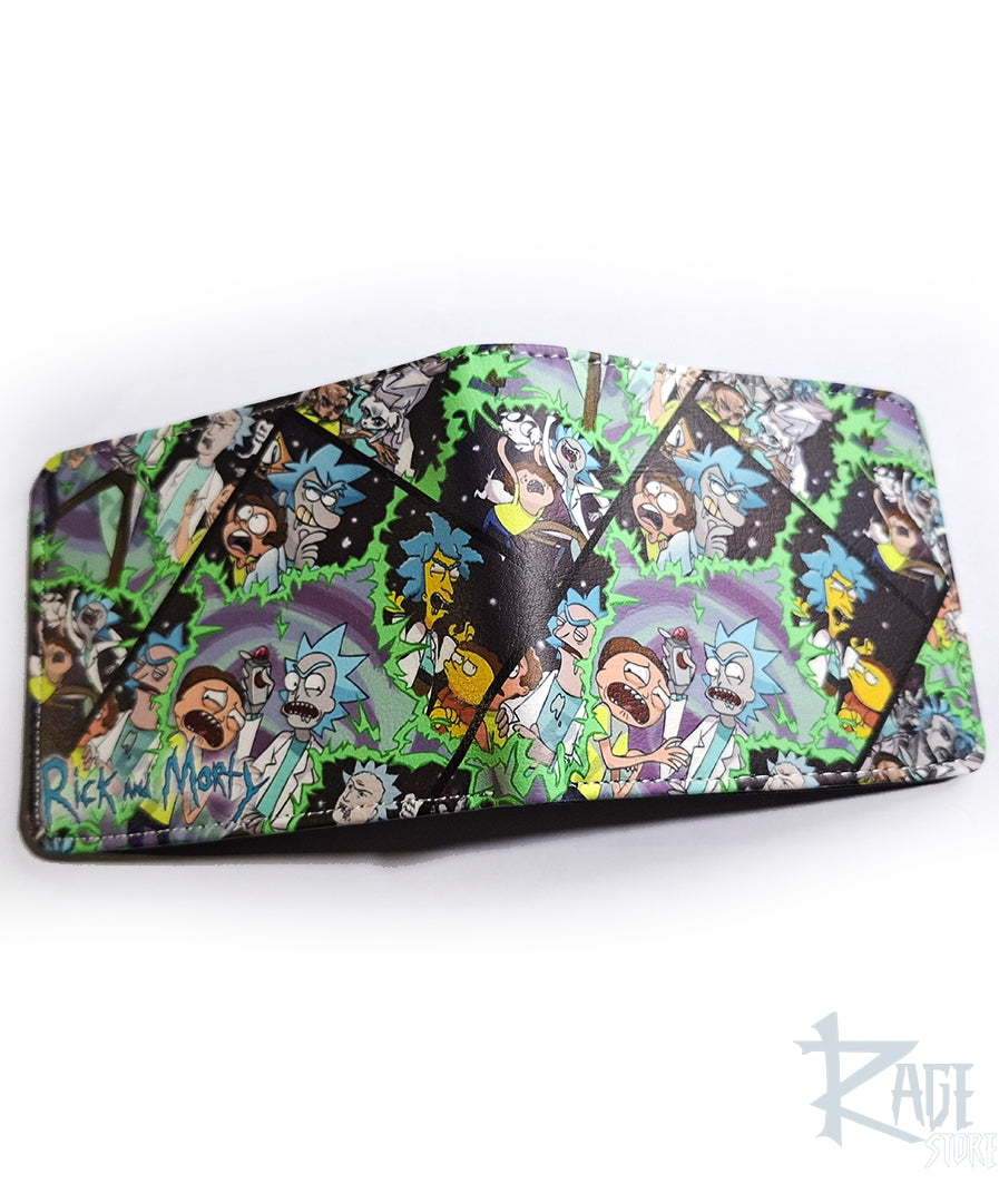 Billetera Viaje Interdimensional - Rick y Morty