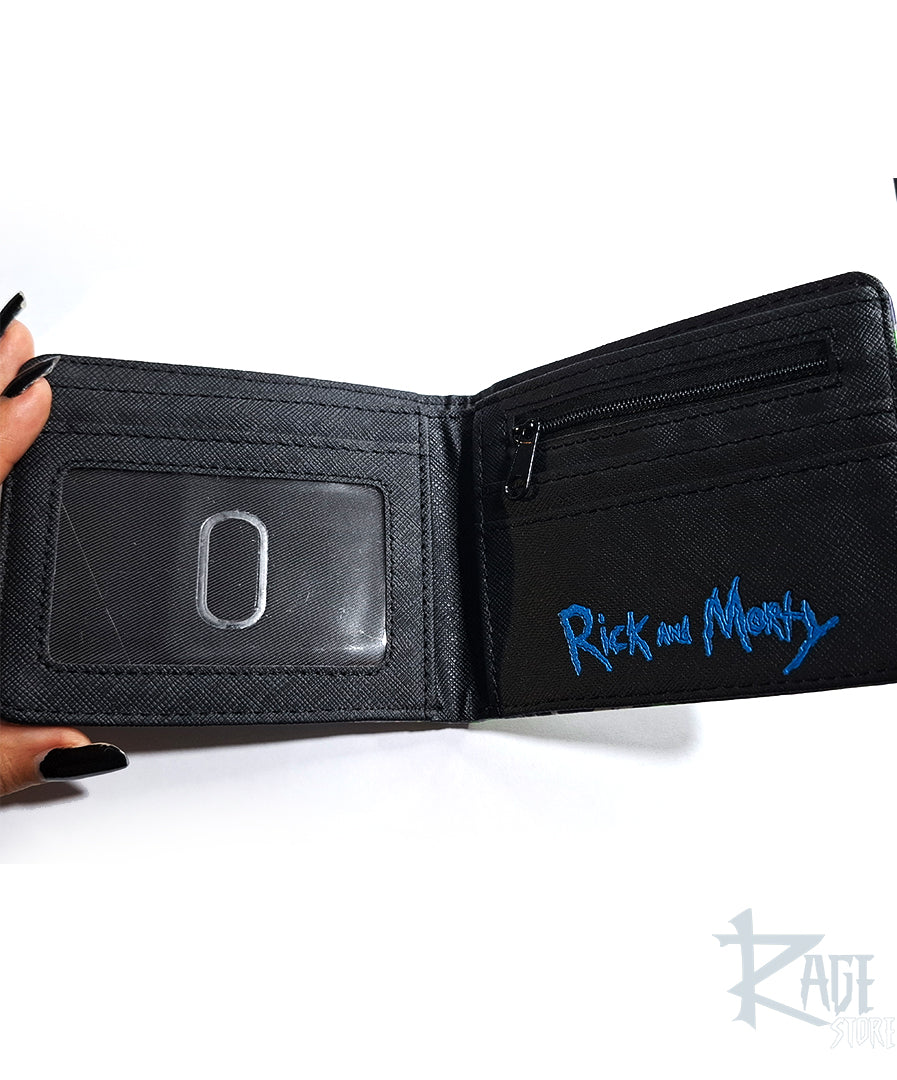 Billetera Viaje Interdimensional - Rick y Morty