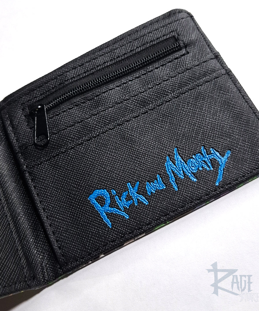 Billetera Viaje Interdimensional - Rick y Morty