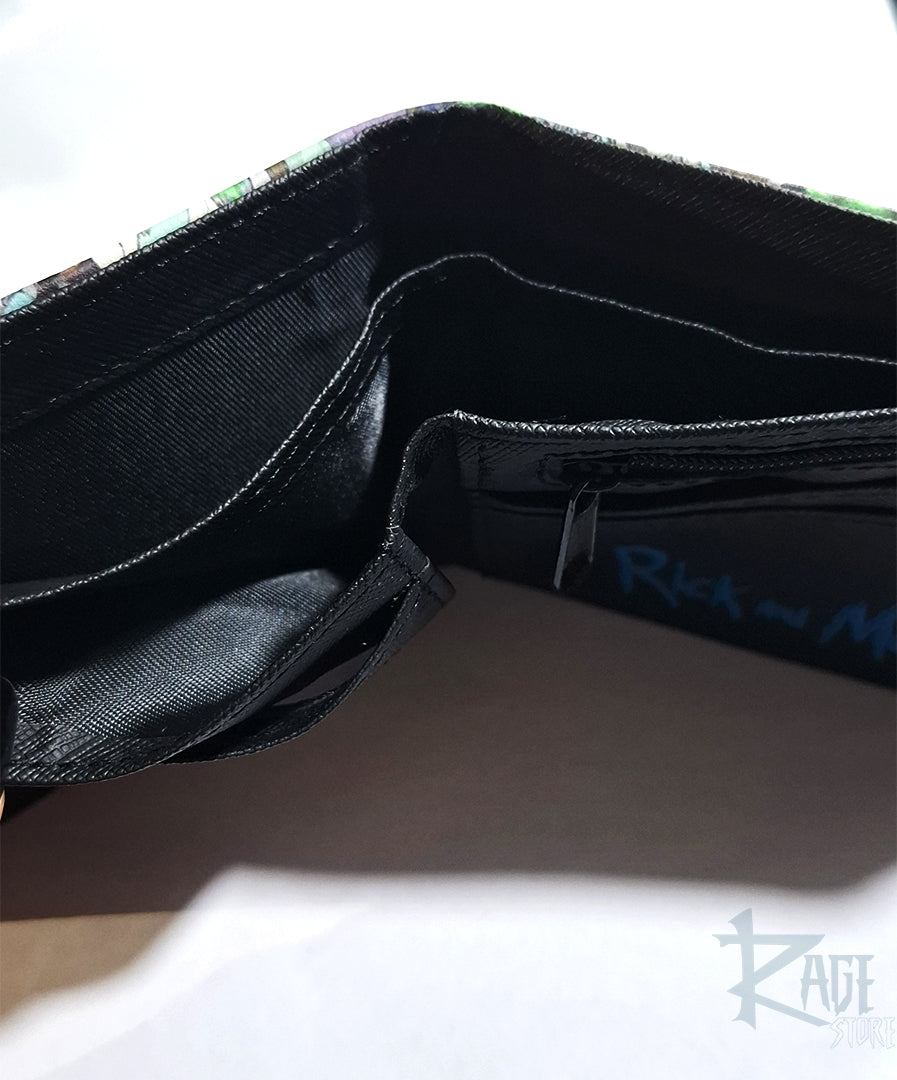 Billetera Viaje Interdimensional - Rick y Morty