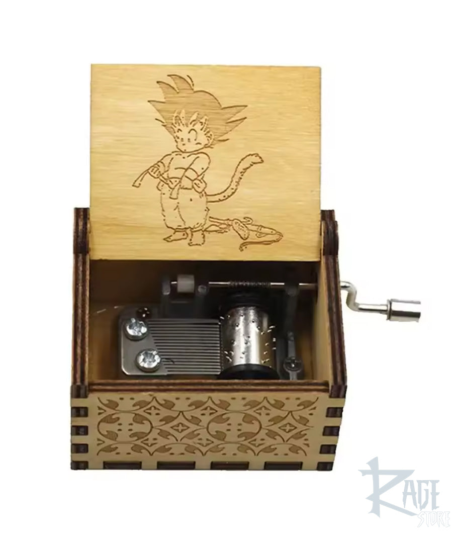 Caja musical de Goku pequeño vistiéndose - Dragon Ball
