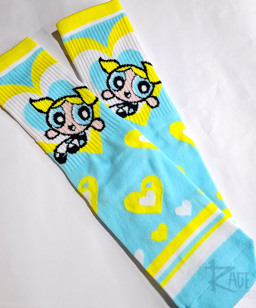 Calcetines de la Chicas Superpoderosas personajes (1 par)