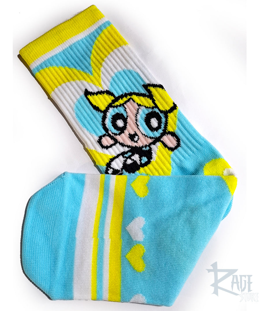 Calcetines de la Chicas Superpoderosas personajes (1 par)