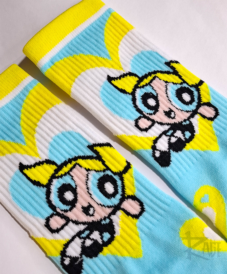 Calcetines de la Chicas Superpoderosas personajes (1 par)