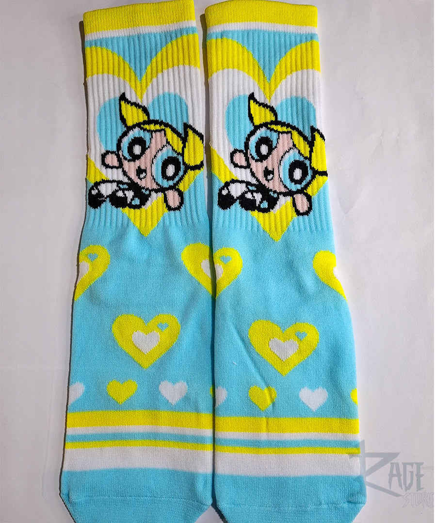 Calcetines de la Chicas Superpoderosas personajes (1 par)