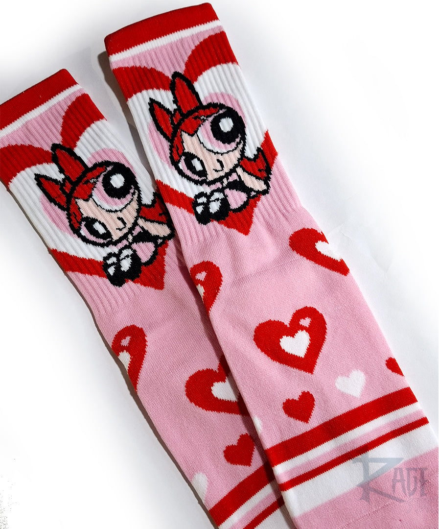 Calcetines de la Chicas Superpoderosas personajes (1 par)