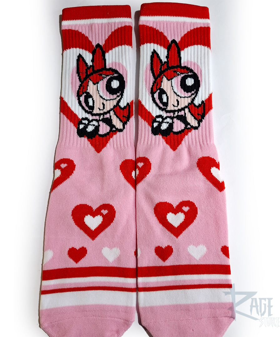 Calcetines de la Chicas Superpoderosas personajes (1 par)