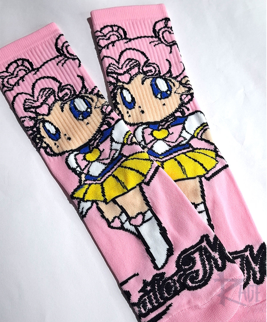 Calcetines de Sailor Moon personajes (1 par)