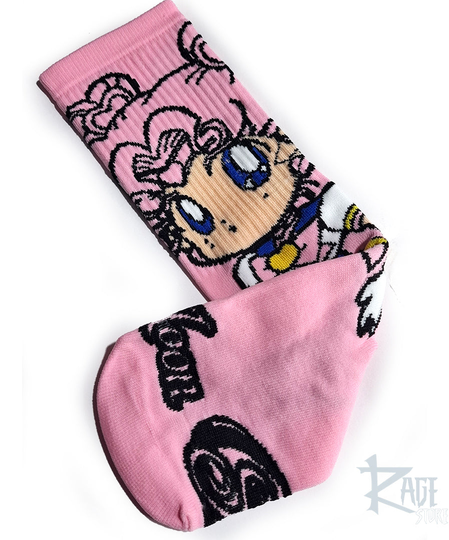 Calcetines de Sailor Moon personajes (1 par)