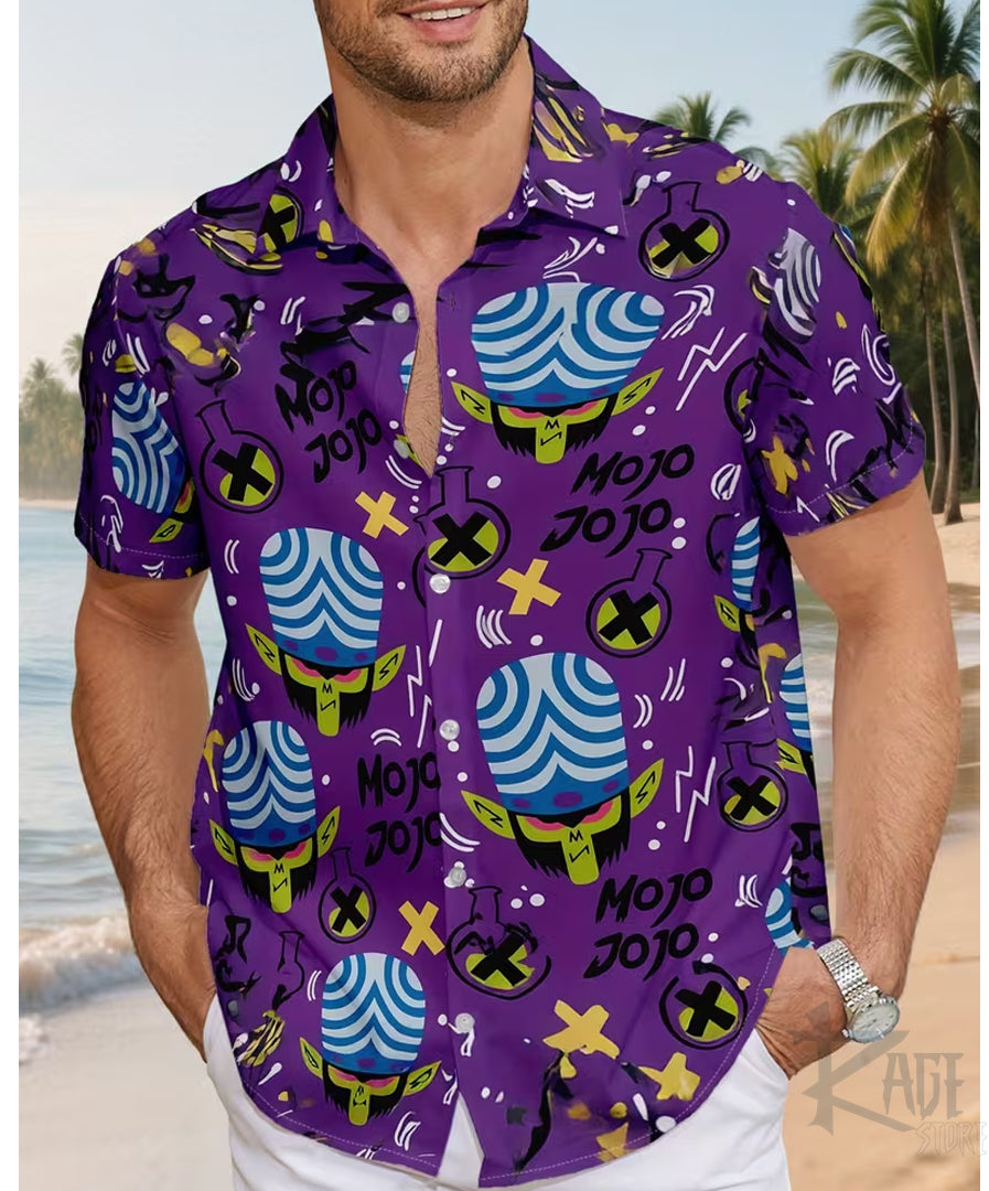 Camisa Mojo Jojo (Morado) - Las Chicas Superpoderosas