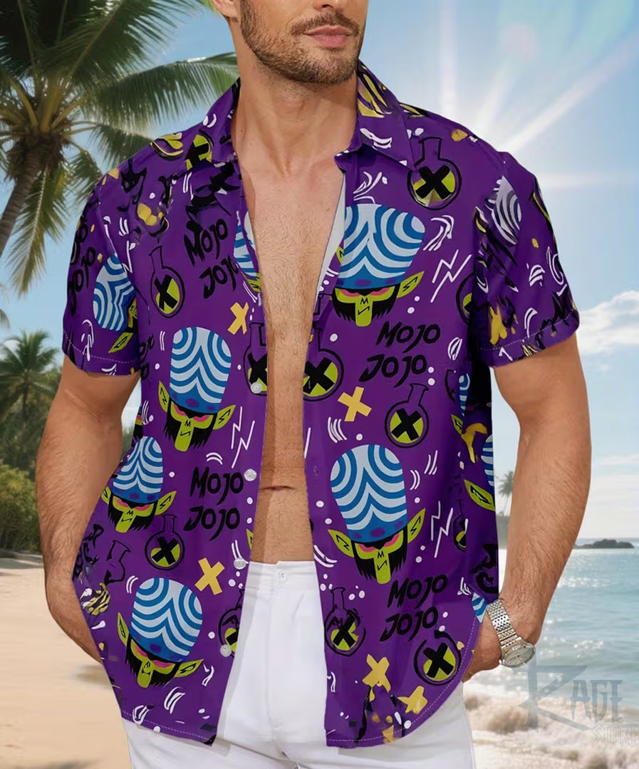 Camisa Mojo Jojo (Morado) - Las Chicas Superpoderosas