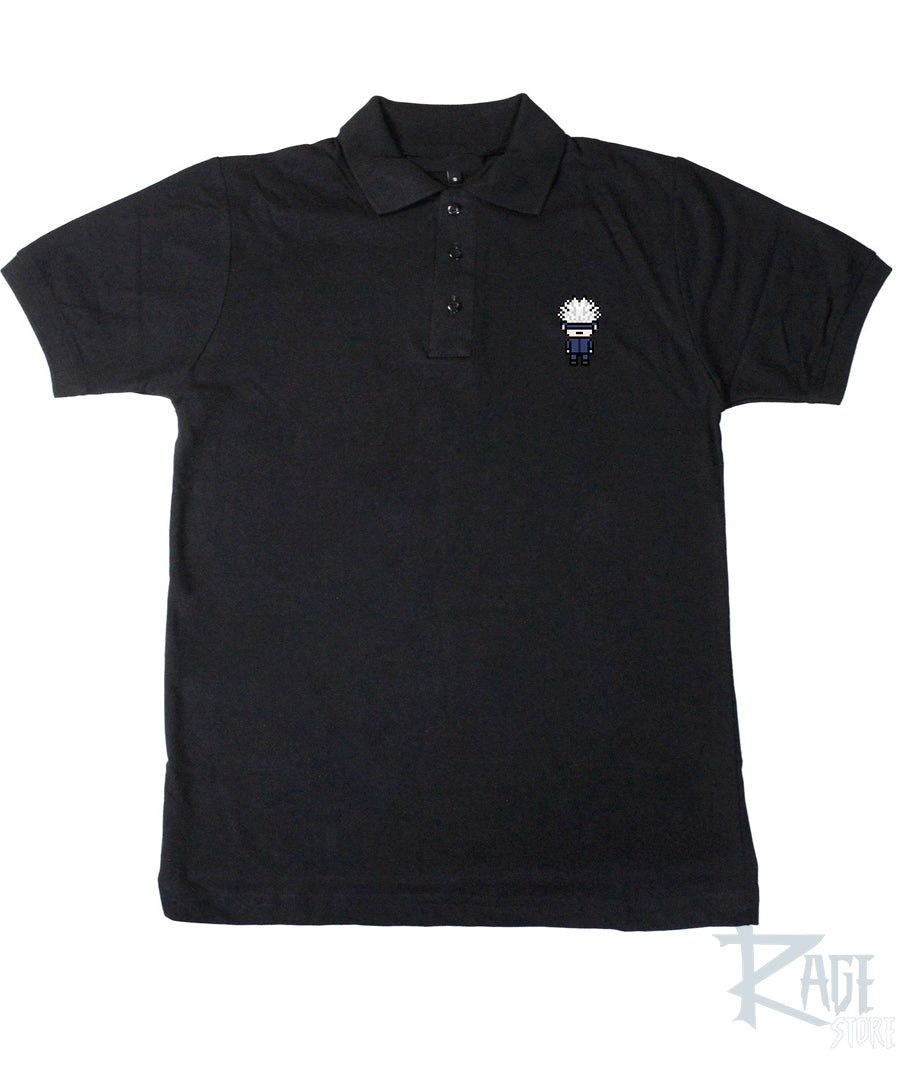 Camisa polo Gojo pixel - Jujutsu Kaisen