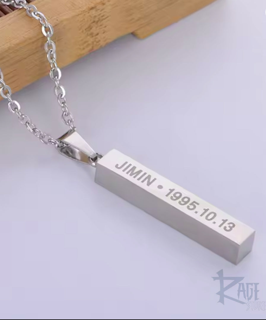 Collar de barra de Jimin - BTS