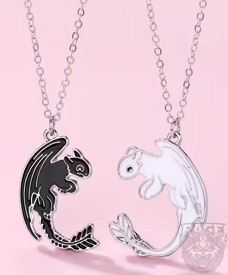 2x kit de Collares de Dragones - Chimuelo y furia Luminosa