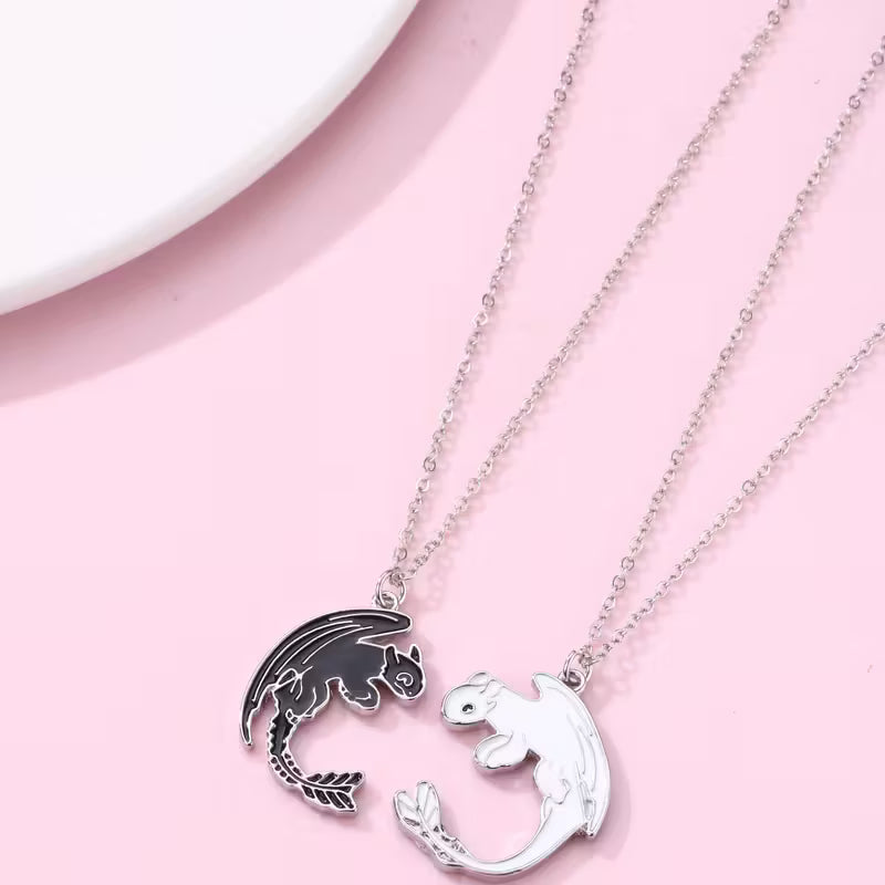 2x kit de Collares de Dragones - Chimuelo y furia Luminosa