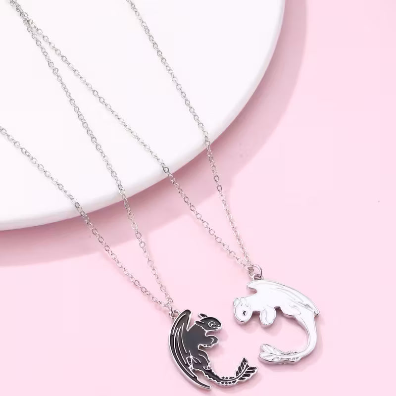 2x kit de Collares de Dragones - Chimuelo y furia Luminosa