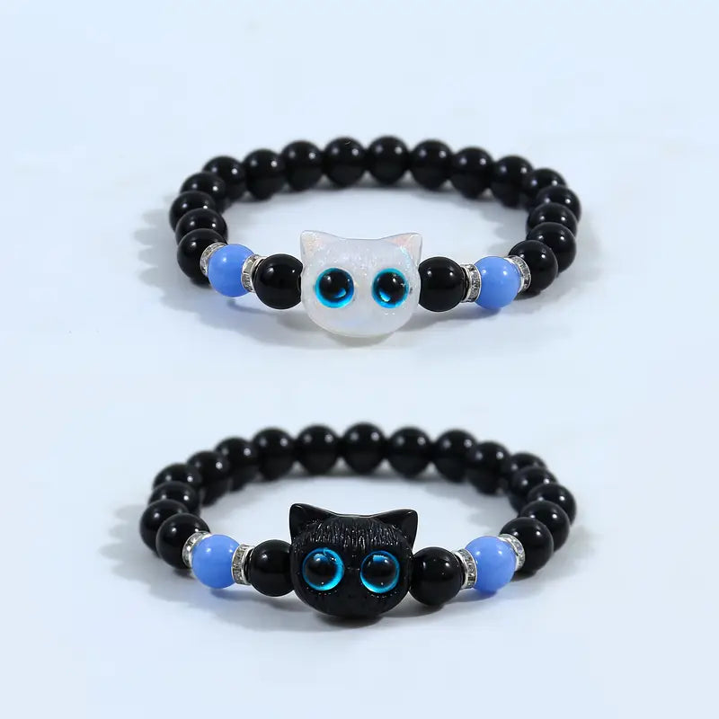 Set Collares y pulseras Chimuelo y Furia Luminosa (2 pulseras y 2 collares) - Para parejas o BFF