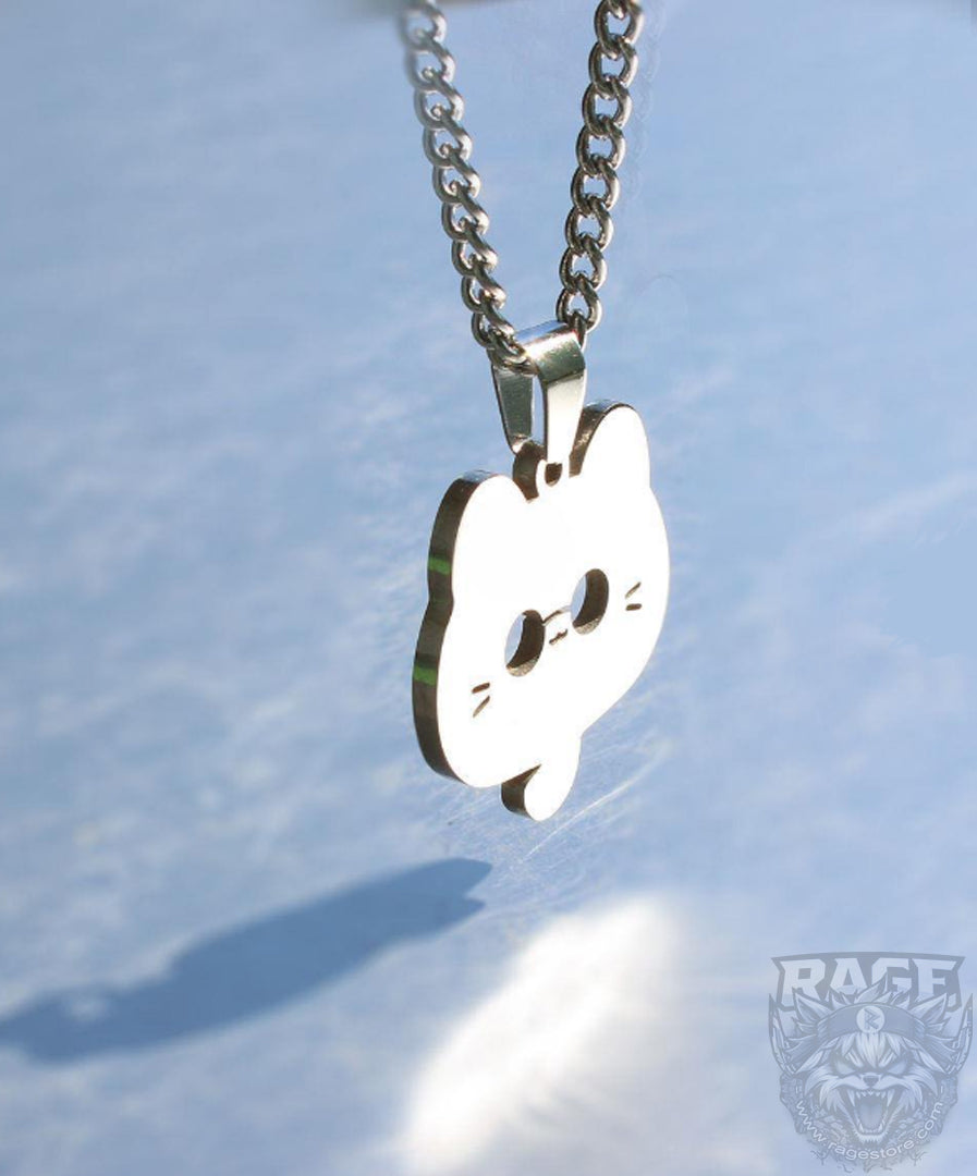 Collar Gojo Gato plateado - Jujutsu Kaisen