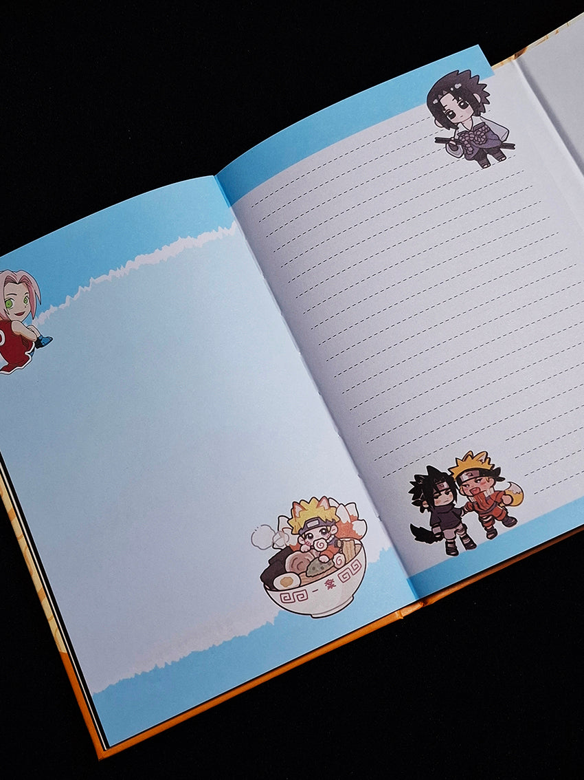 Cuaderno cosido de pasta dura Naruto