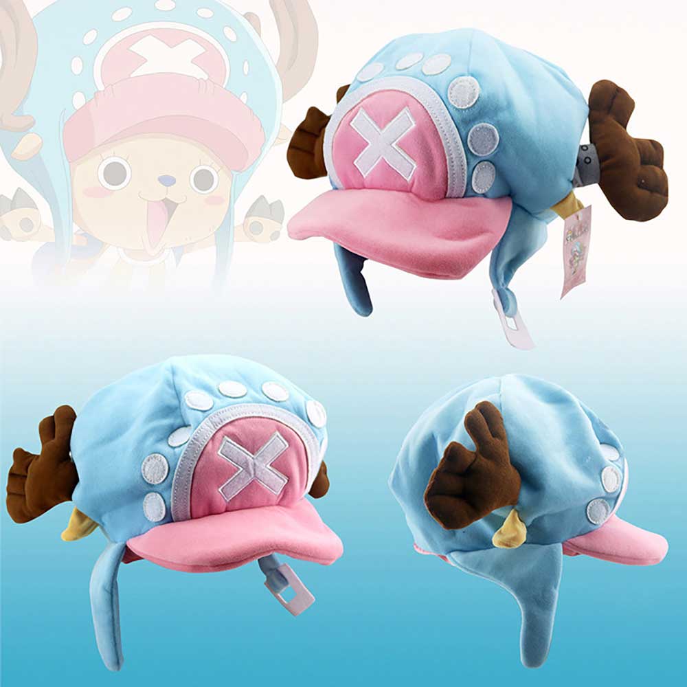 Sombrero Chopper Azul - Gorro de peluche de One Piece