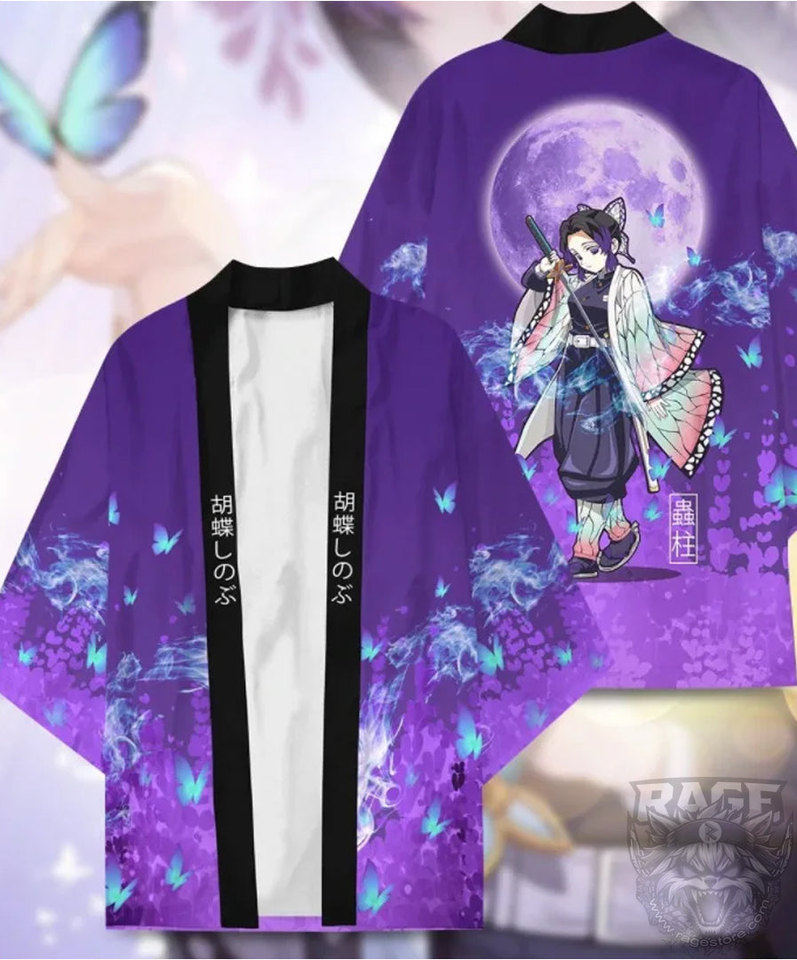 Haori /túnica Shinobu Morado - Demon Slayer