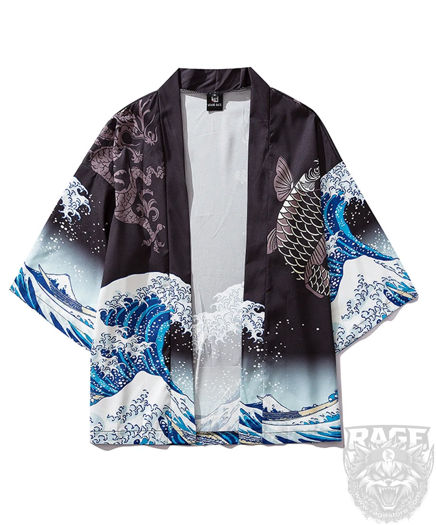 Haori /túnica Tsunami - Japón