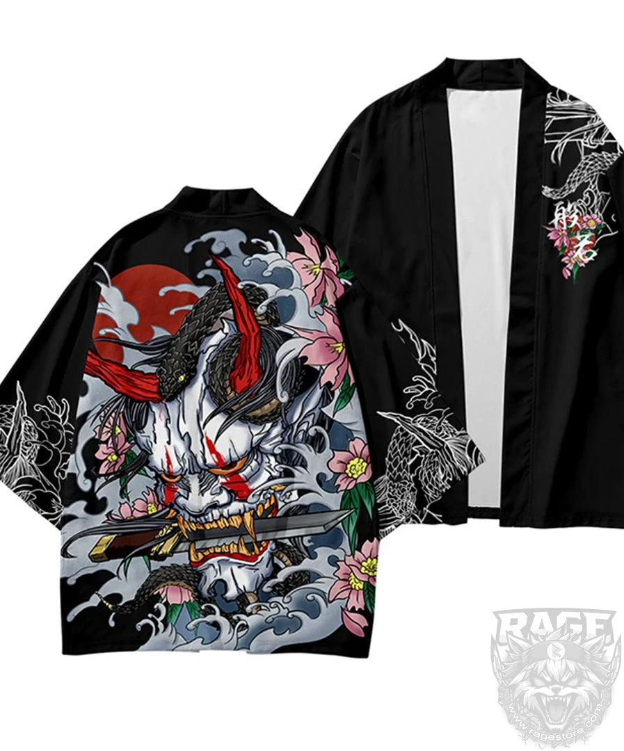 Haori /túnica Hannya Katana - Japón
