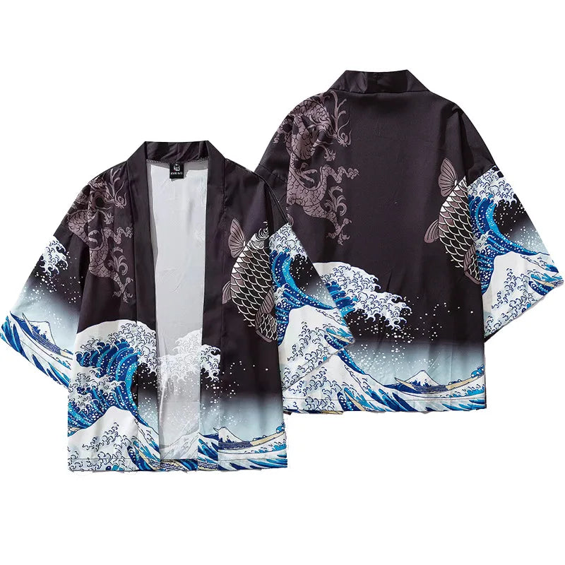 Haori /túnica Tsunami - Japón