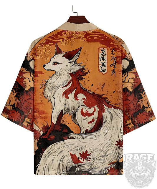 Haori /túnica Zorro blanco