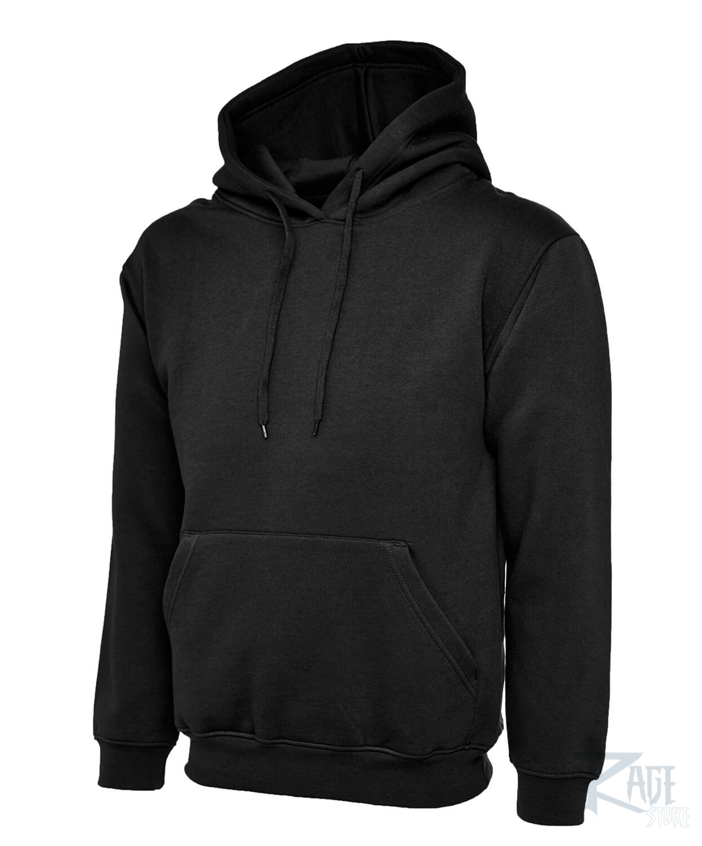 Hooodie negro sin impresión