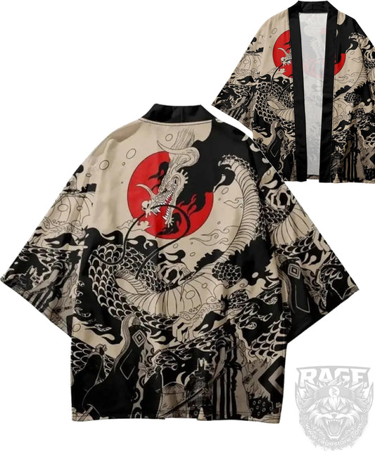 Haori /túnica Sol y Dragón - Japón