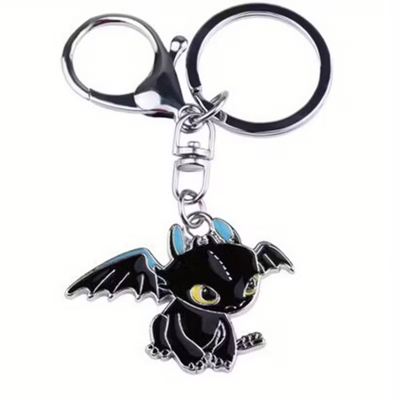 2x kit de llaveros Dragones - Chimuelo y furia Luminosa