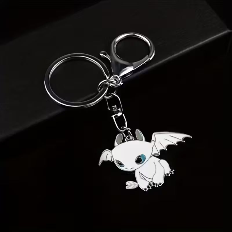 2x kit de llaveros Dragones - Chimuelo y furia Luminosa