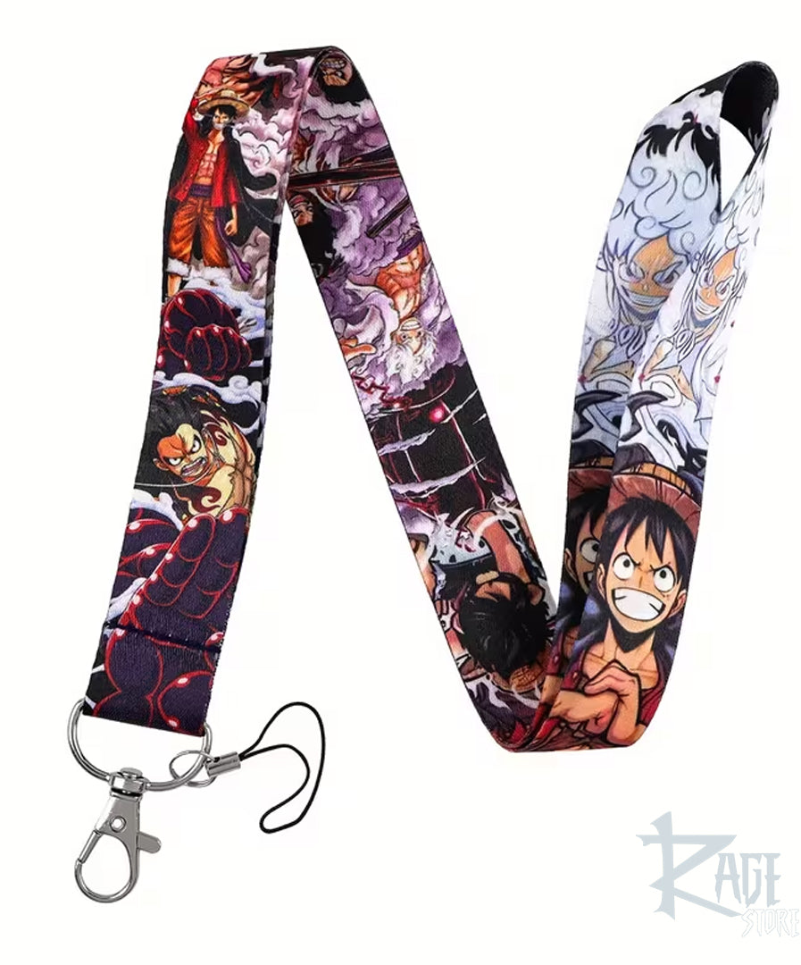 Lanyard Luffy Pirata + porta documento - One Piece