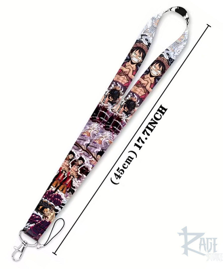 Lanyard Luffy Pirata + porta documento - One Piece