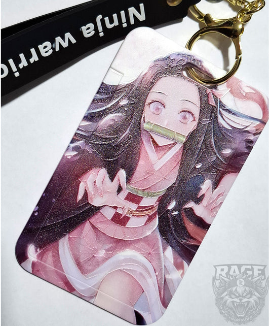 Lanyard Nezuko + porta documento - Demon Slayer