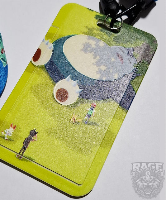 Lanyard Snorlax + porta documento