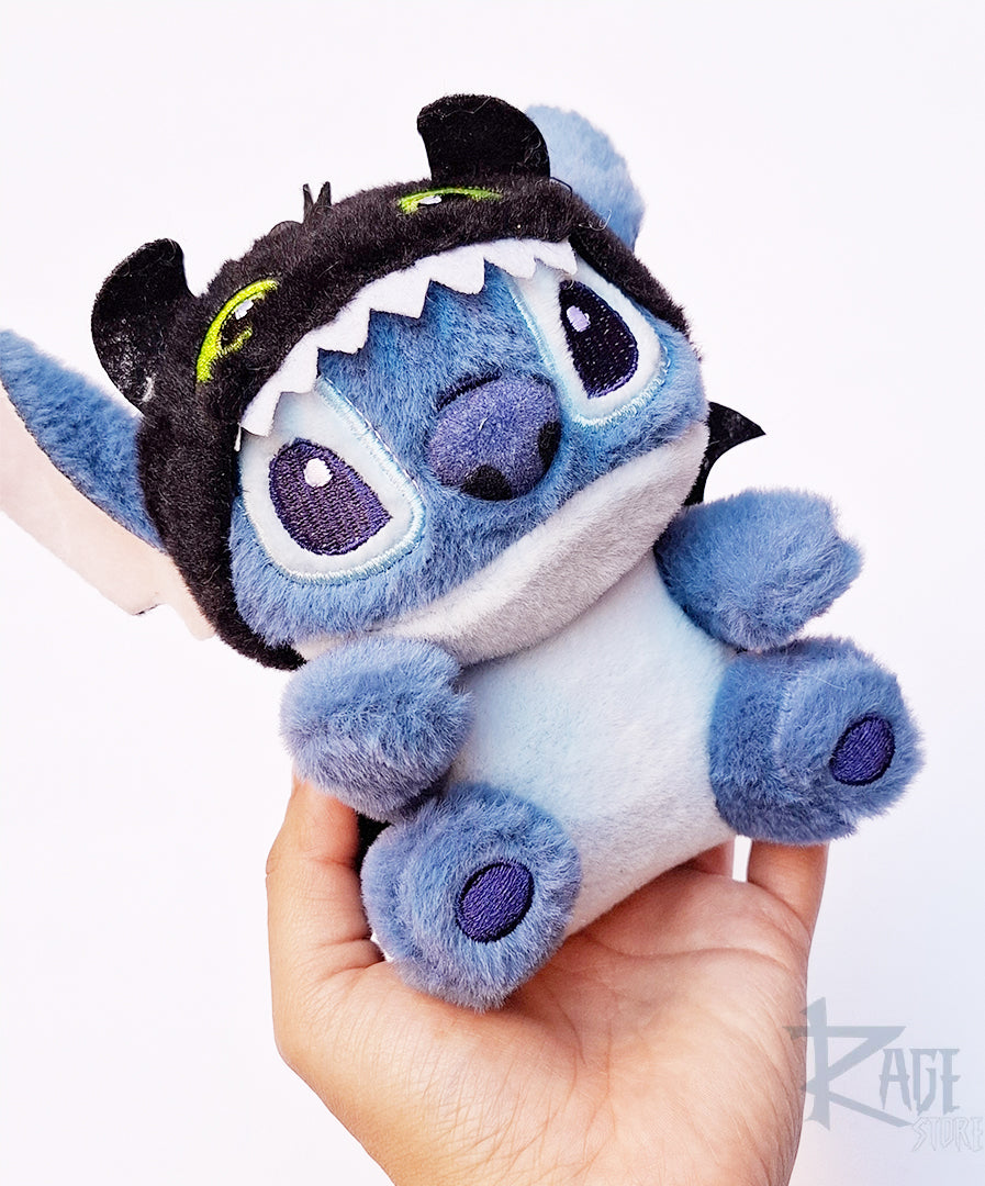 Stitch disfrazado de Chimuelo - llavero de peluche Bag Charm