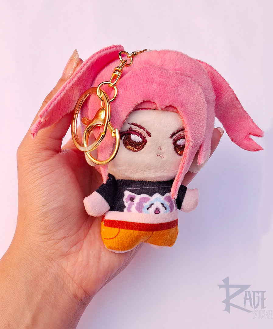 1x Llavero Huntrix personajes Kpop Demon Hunters - Bag charm de peluche