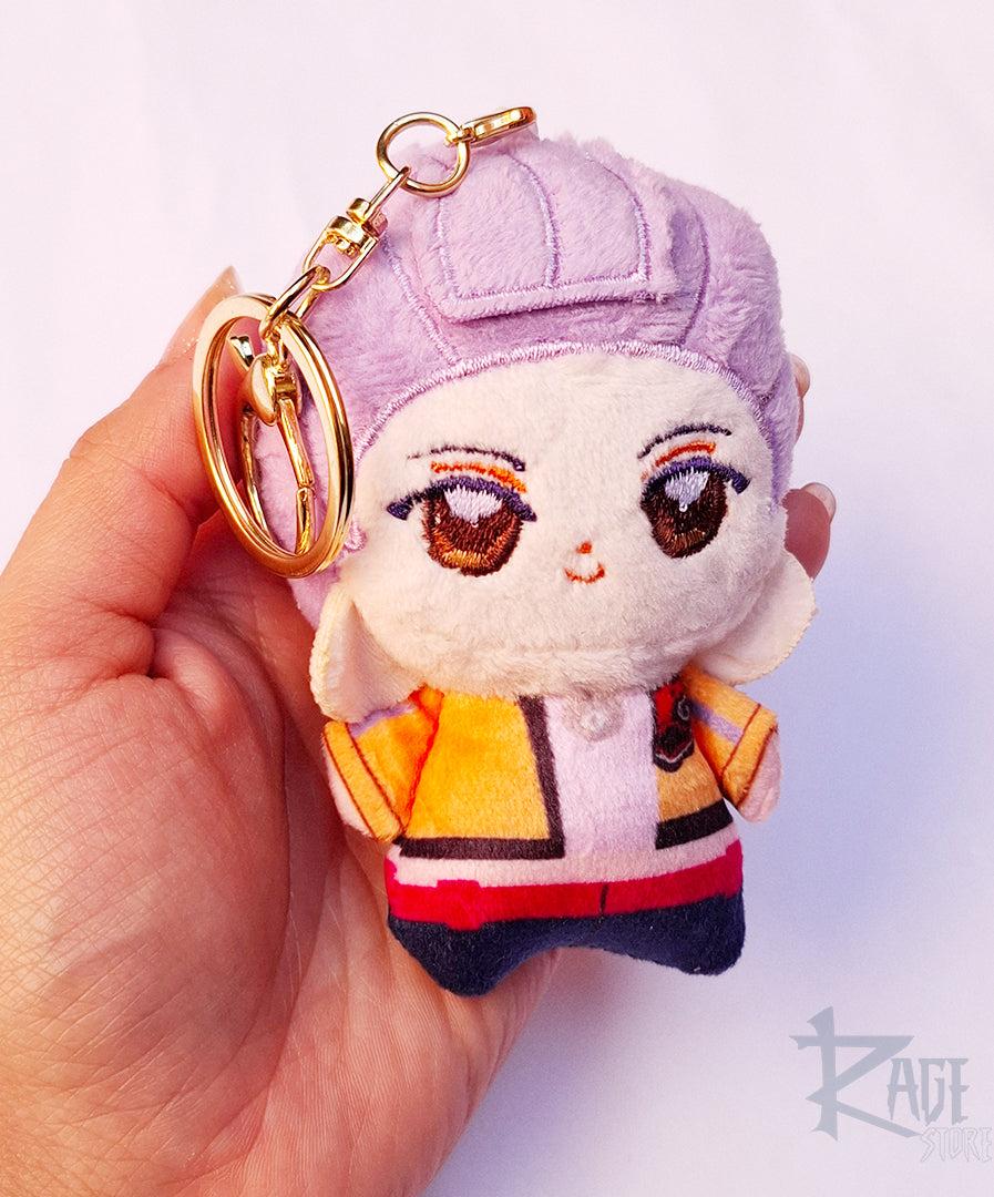 1x Llavero Huntrix personajes Kpop Demon Hunters - Bag charm de peluche