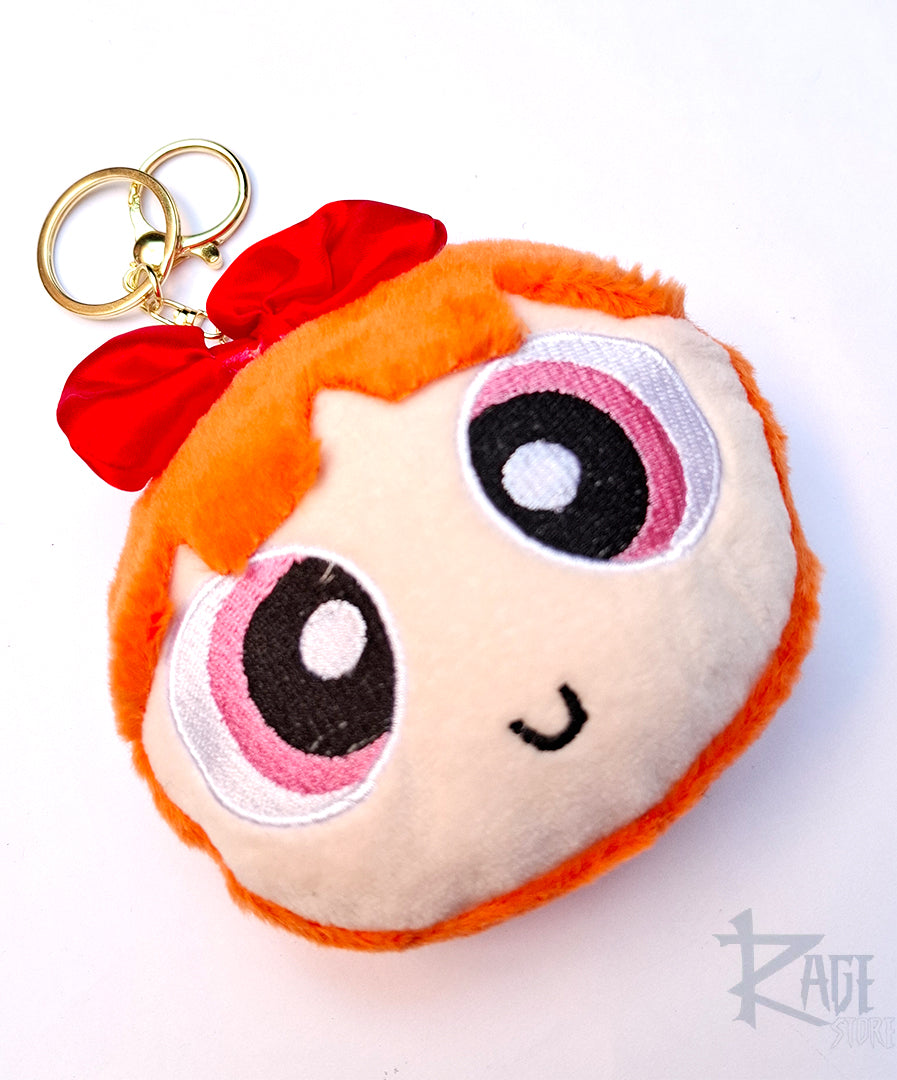 1x Monedero llavero de peluche de las Chicas Superpoderosas - Bag Charm (Bombon, Burbuja o Bellota)